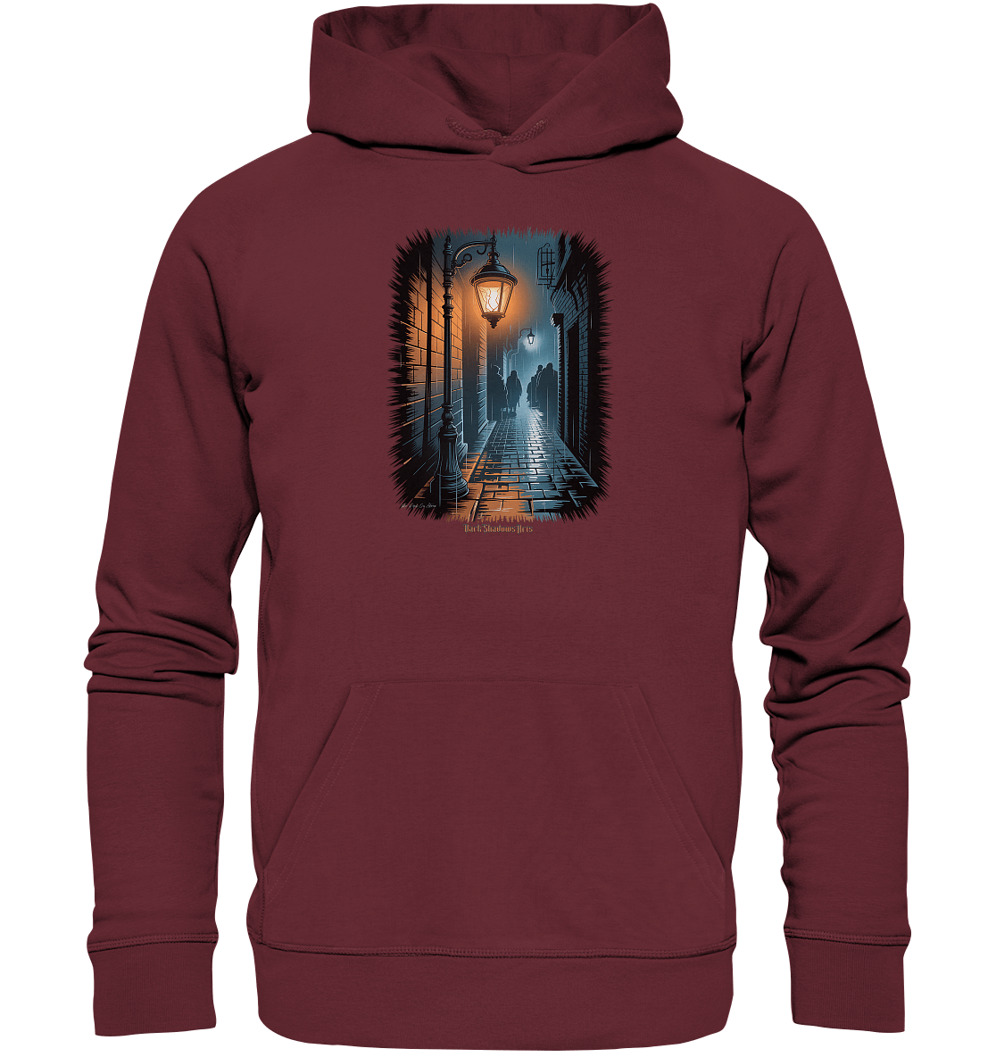 yark shadows alley - geheimnisvolle gassen und düstere atmosphäre - Organic Hoodie | Hoodies | Dark Shadows Arts
