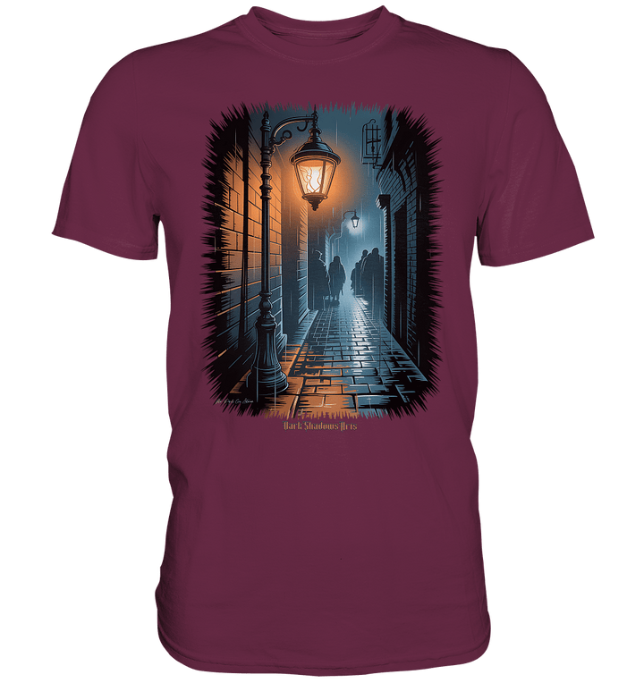 yark shadows alley - geheimnisvolle gassen und düstere atmosphäre - Premium Shirt | Unisex - Shirts | Dark Shadows Arts