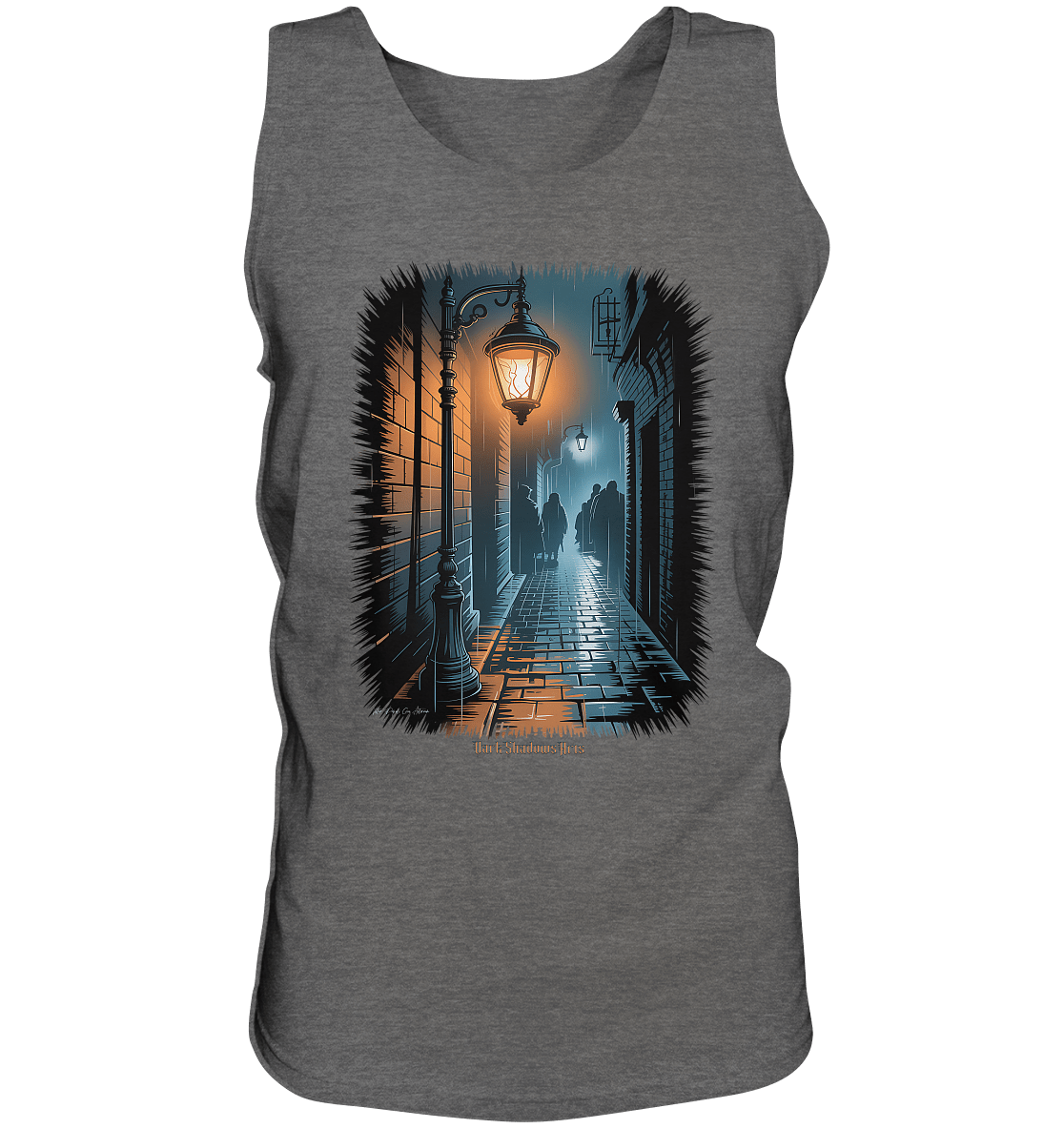 yark shadows alley - geheimnisvolle gassen und düstere atmosphäre - Relaxed Tank Top | Tank - Tops | Dark Shadows Arts