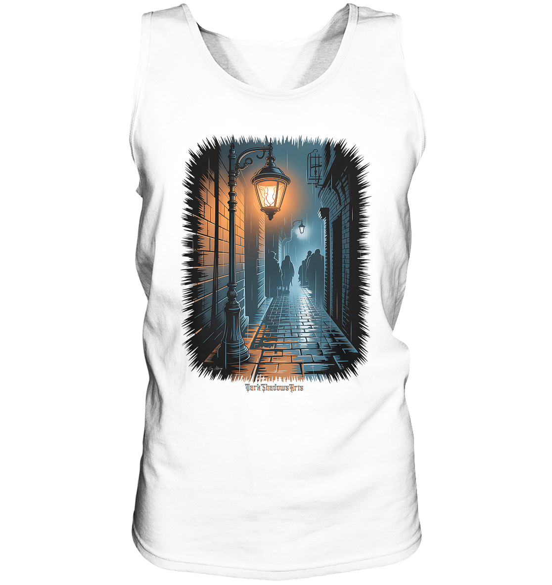 yark shadows alley - geheimnisvolle gassen und düstere atmosphäre - Relaxed Tank Top | Tank - Tops | Dark Shadows Arts